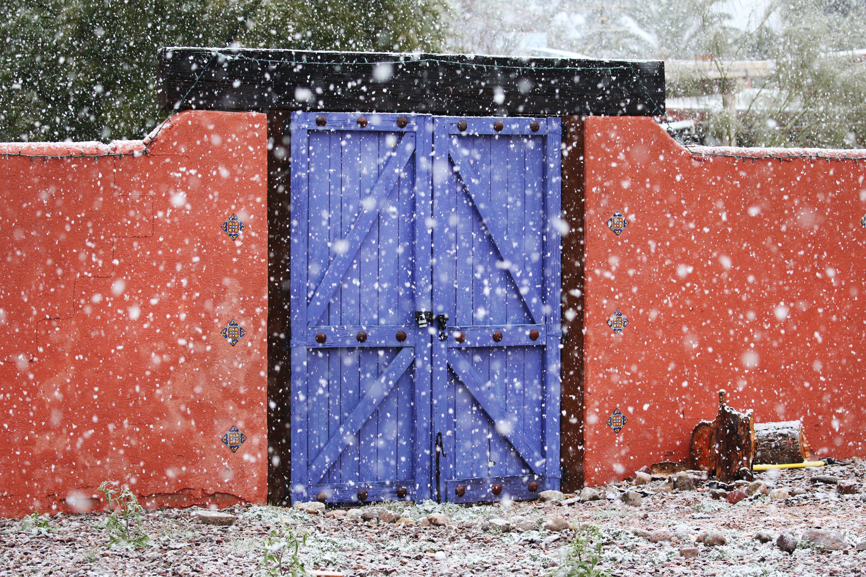 Snow across Tucson